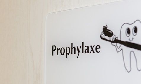 Eingangsbereich zur Prophylaxe